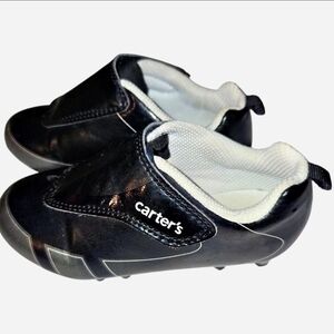 ⚽ Carter’s Black & Silver Toddler Cleats ⚽